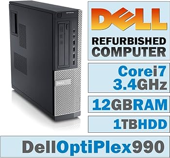 Amazon.com: Dell OptiPlex 990 DT/Core i7-2600 Quad @ 3.40 GHz/12GB