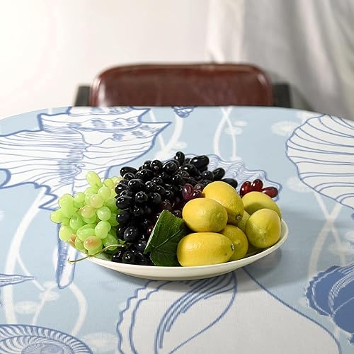 Miniatura 390 de Mantel floral hippie, diseño retro de los años 70, naranja, rosa, azul, floral, bohemio, estampado estético de margaritas, para fiesta, picnic