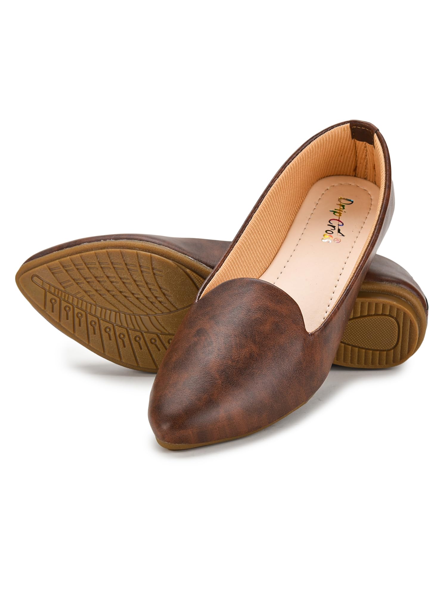 Drip Cross Premium Design Women Bellie, Ballet Flats Comfortable Stylish Shine Bellies (Brown, 6) (B0D2DHPS5W) Amazon Price History, Amazon Price Tracker