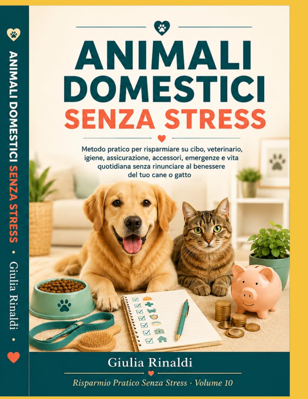 Animali Domestici Senza Stress: Metodo pratico per risparmiare su cibo, veterinario, igiene, assicurazione, accessori, emergenze e vita quotidiana senza rinunciare al benessere del tuo cane o gatto