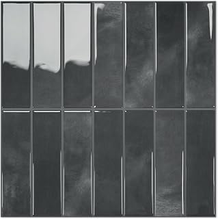 STICKGOO 10-Sheet Peel and Stick Backsplash Tile, Self Adhesive Vinyl Wall Tiles, Stick on Backsplash for Kitchen and Bathroom(Thicker Design)