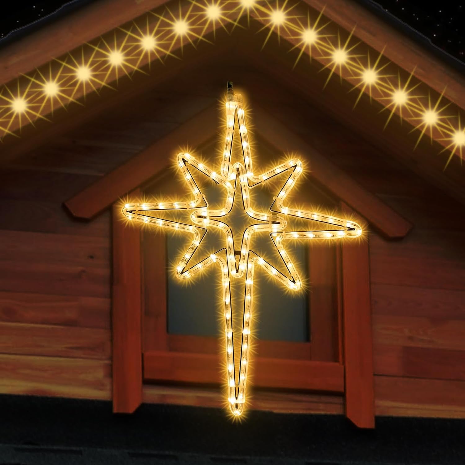 Subakvo 22" Star of Bethlehem Light Christmas Tree Lights
