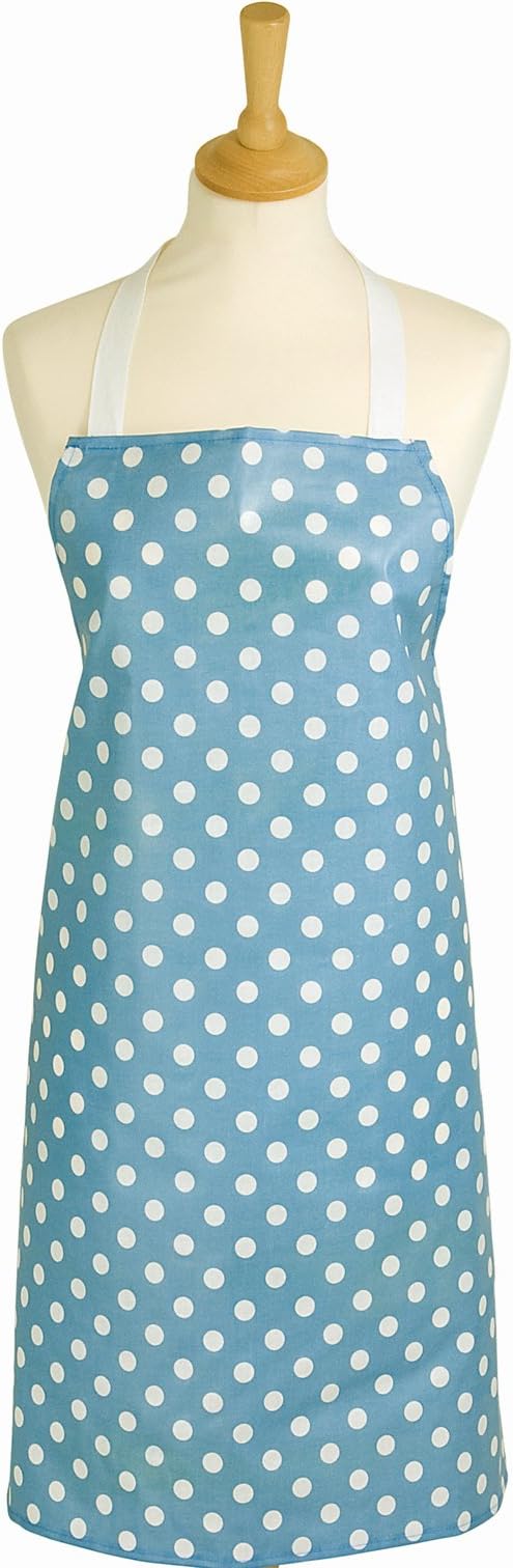 Spotty Blue PVC Adults Apron
