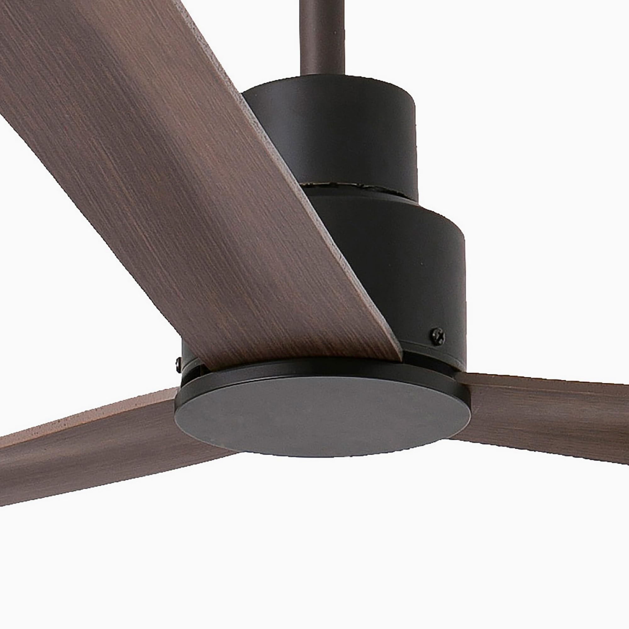 FARO BARCELONA 33478 - NASSAU Ventilador de techo sin luz, cuerpo de acero palas de plywood con motor DC