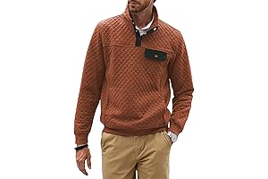 JMIERR Men's 2023 Cashmere Casual Stand Collar Long Sleeve Sweatshirt