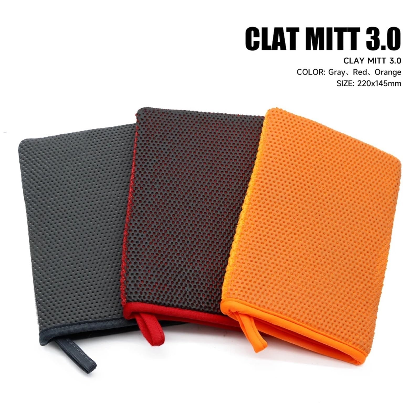 Guanti Da Lavaggio Clay Mitt Bar | Strumenti for la pulizia dell'auto con panno lucidante for la cura dell'auto(1pcs yellow)