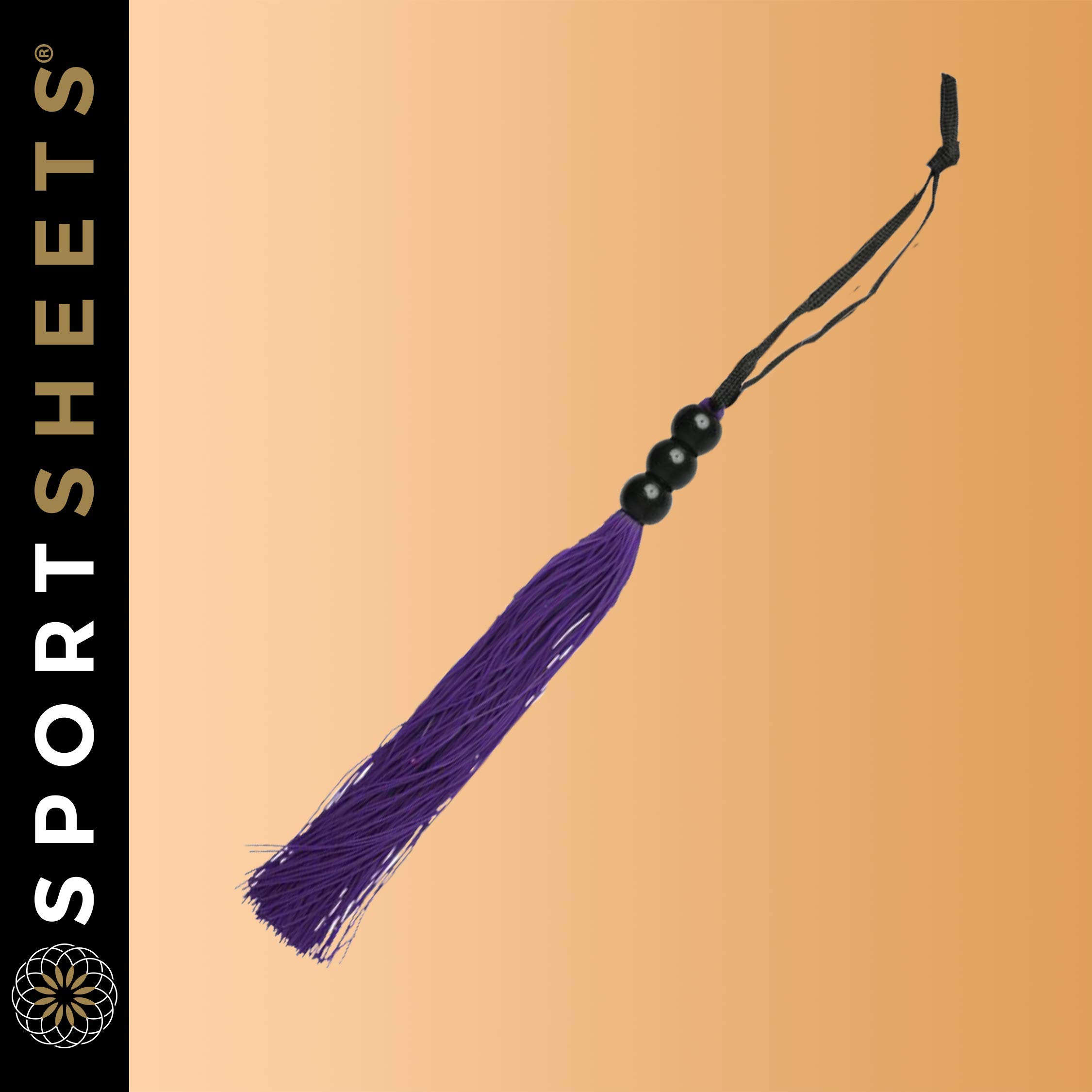 Frustino Morbido In Gomma Lattice Da 25 Cm (10") - Colore Viola Per Giochi Di Coppia E Bondage - 4