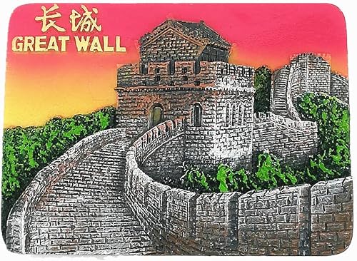 3D gran pared Beijing China recuerdo nevera imán pegatina, hogar y cocina decoración gran pared Beijing refrigerador imán