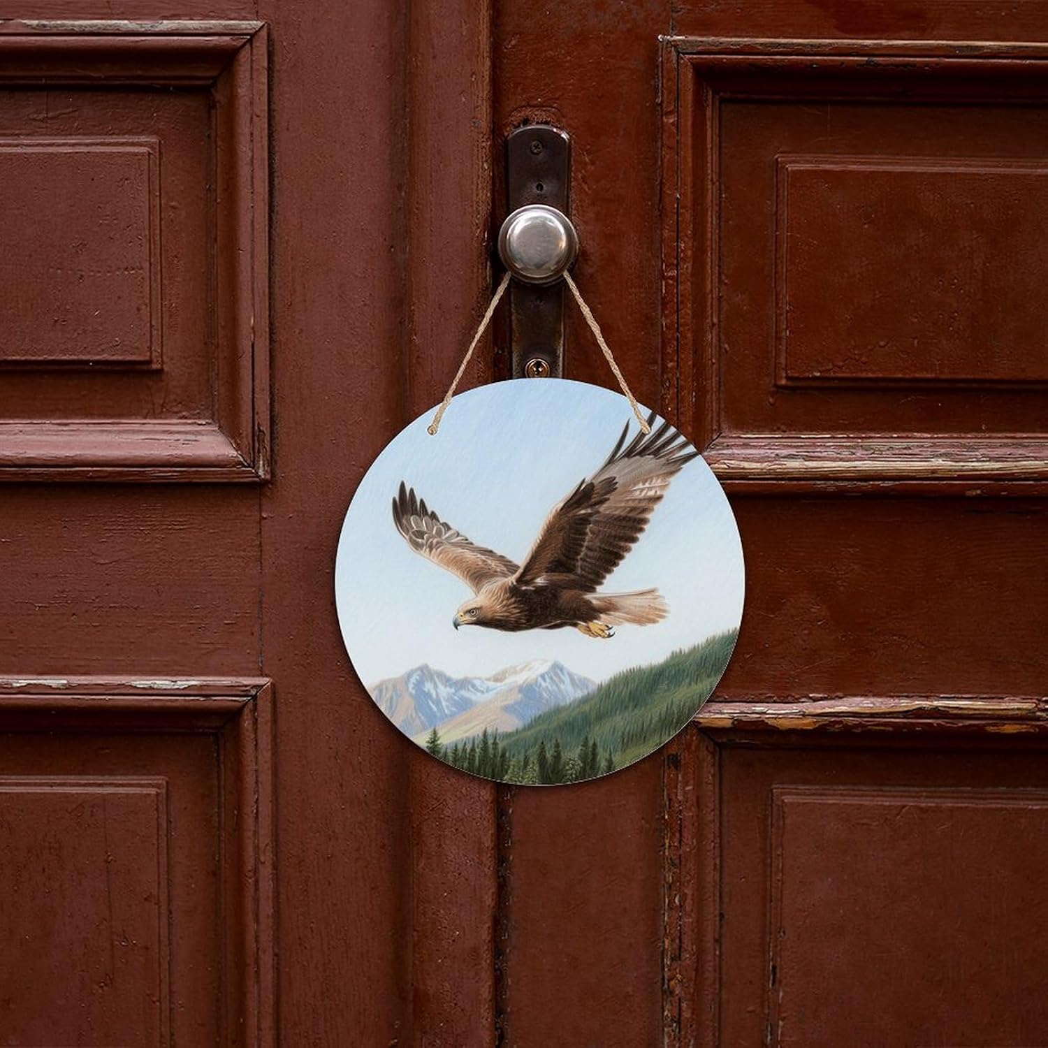The Eagle Spreads Its Wings Painting Wood Painting