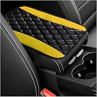 Vista 9 de Cojín para Consola Central de Automóvil, Funda Universal de Cuero Impermeable para Caja de Asiento de Reposabrazos, Cómodo Protector de Cubierta