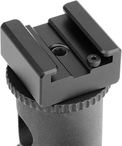 Miniatura 2 de Soporte de flash Anwenk actualizado con soporte de luz flash con soporte para paraguas giratorio, compatible con flash de cámara Canon Nikon Pentax