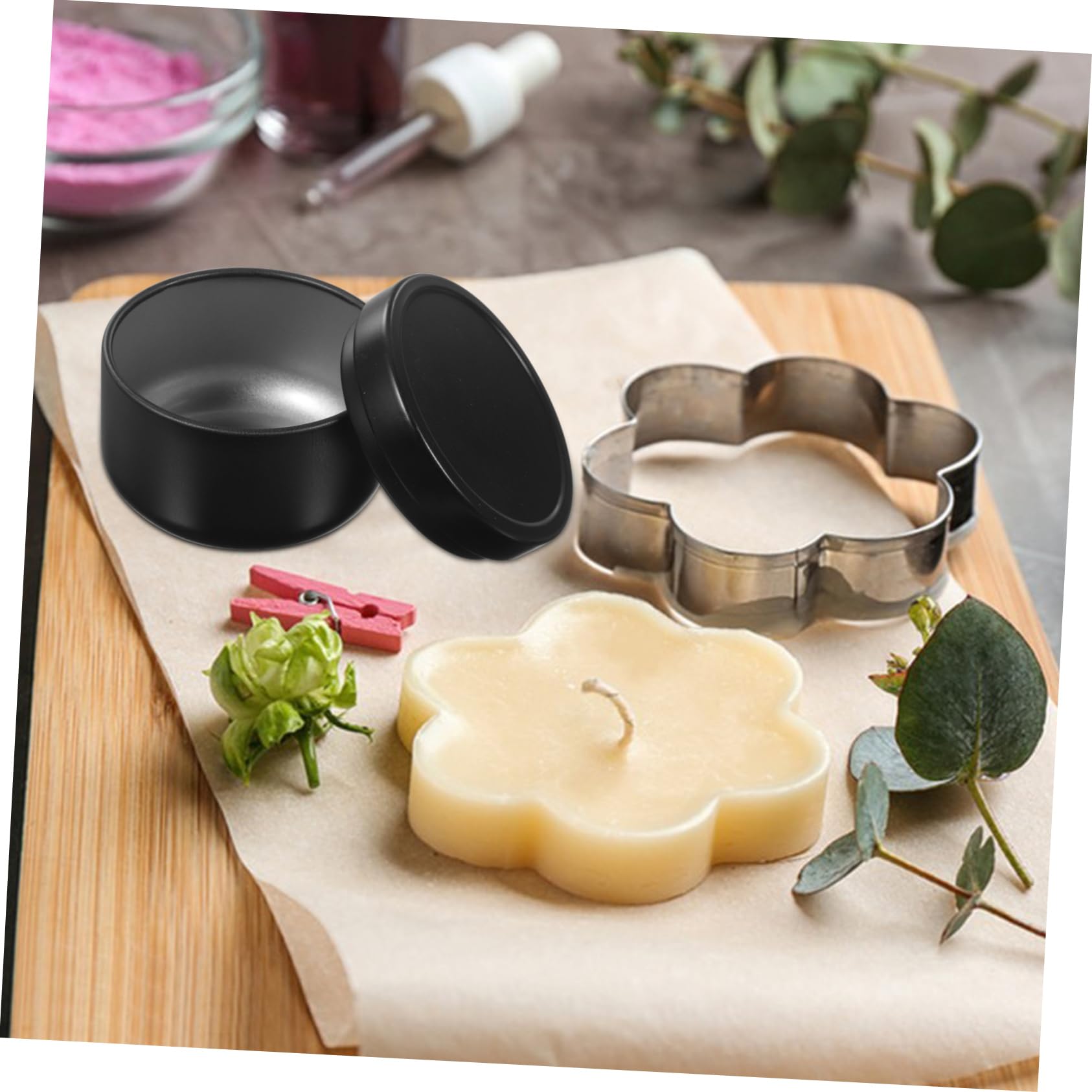 Candele Fai da Te 2 Oz Candelabri in Latta per Creme Profumate 12 Pz Contenitori per Candele Artigianali e Addobbi Natalizi