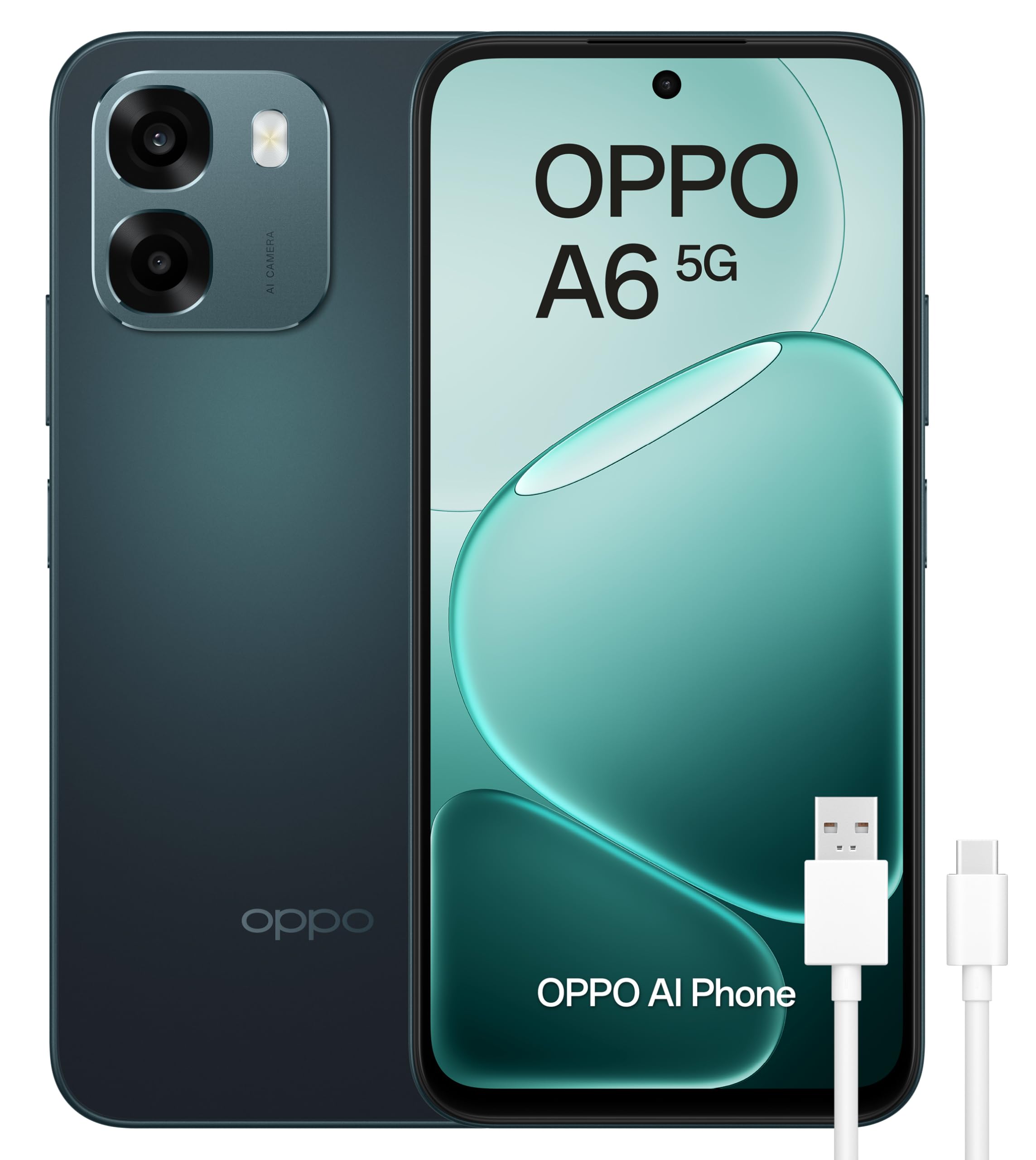 OPPO A6x 4G - Smartphone Libre con IA, 4GB RAM+128GB, Batería 6100 mAh, Pantalla LCD HD+ 120Hz, IP64, Cámara 13MP, Dual SIM, Versión Española - Morado — view 16