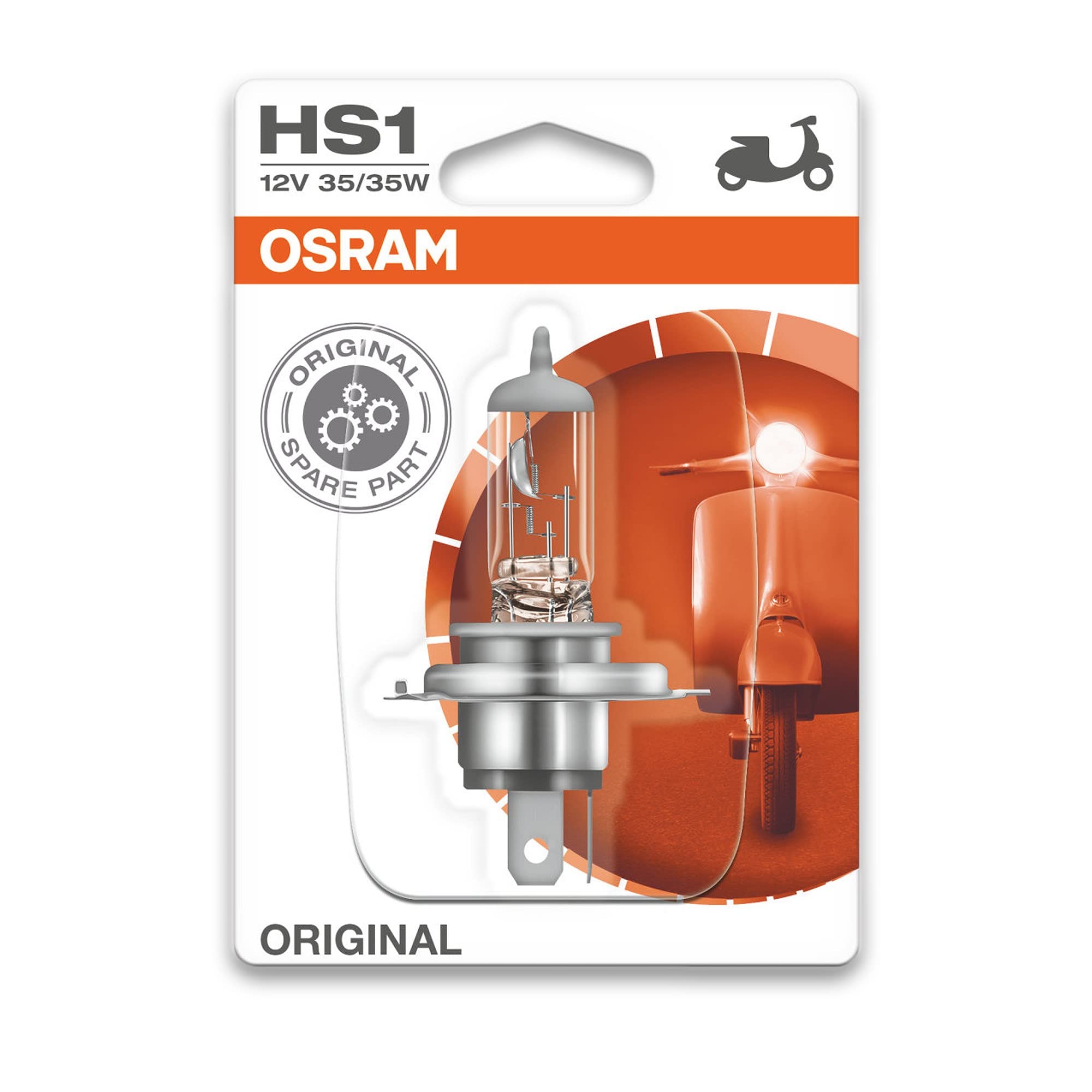OSRAM 64185 12V HS1 Halogen Headlamp Bulb (1 Piece)