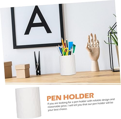 Miniatura 8 de STOBOK Portalápices Soporte de pluma Maquillaje Grado Alimentario Silicona Blanco Niño Escritorio Cepillo Escritorio Organizador