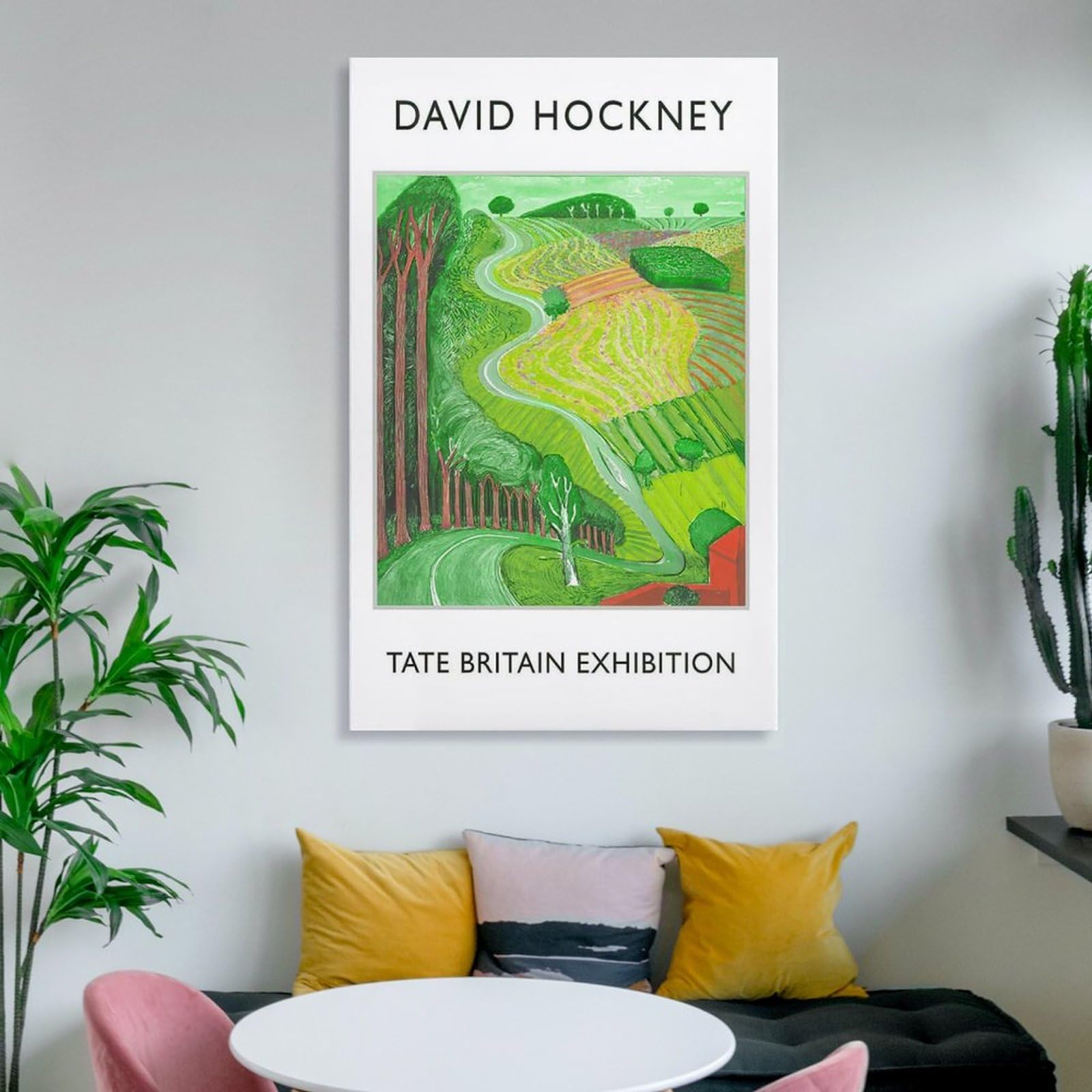 Amazon.co.jp: David Hockneyキャンバスポスターデイヴィッド