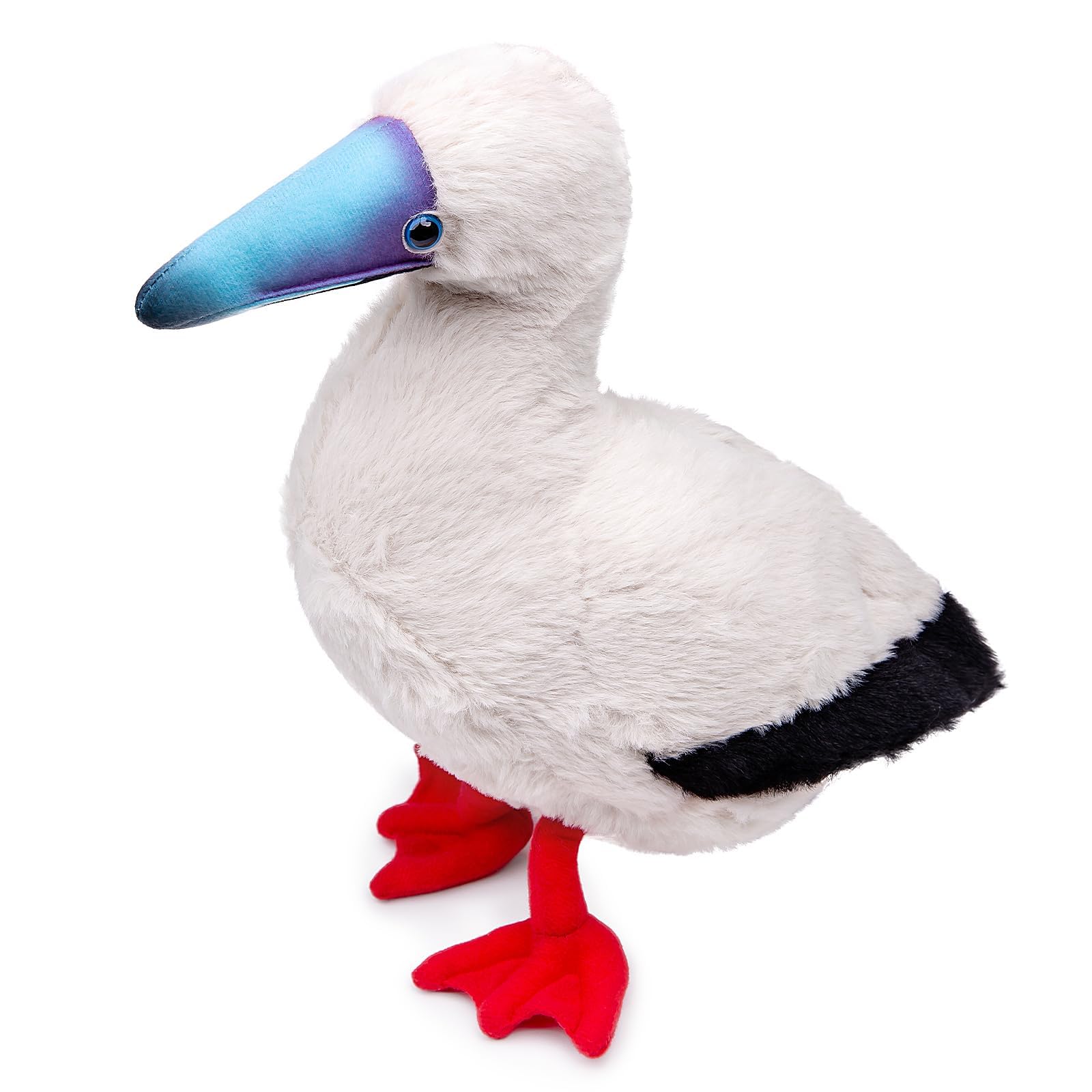 Tiny Heart 16inch Simulated Booby Plush Toy, Realistic Soft Plush Stuffed Red-footed booby Animal Toys