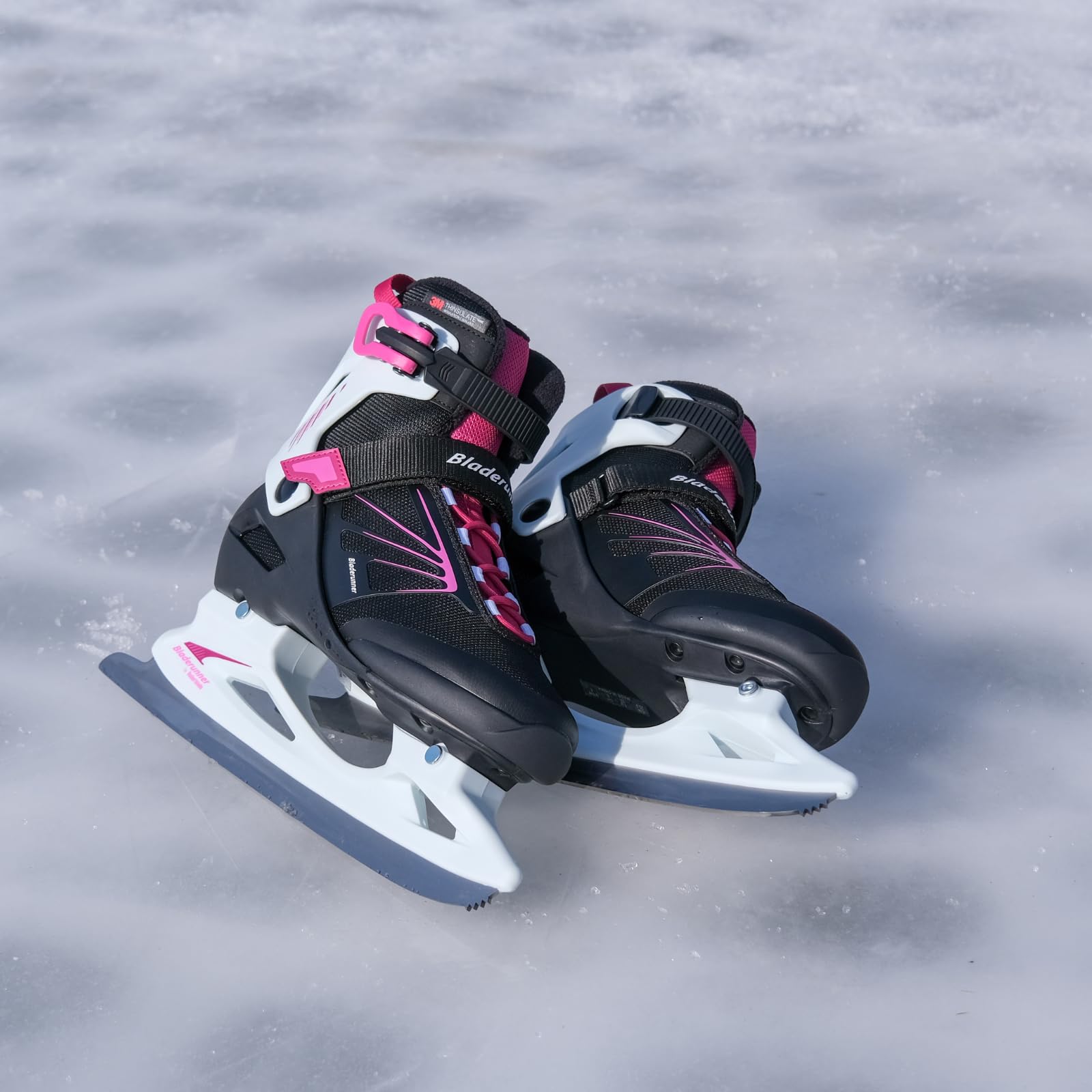Bladerunner Igniter XT Ice W Pattini da ghiaccio, Donna, Nero/Fucsia