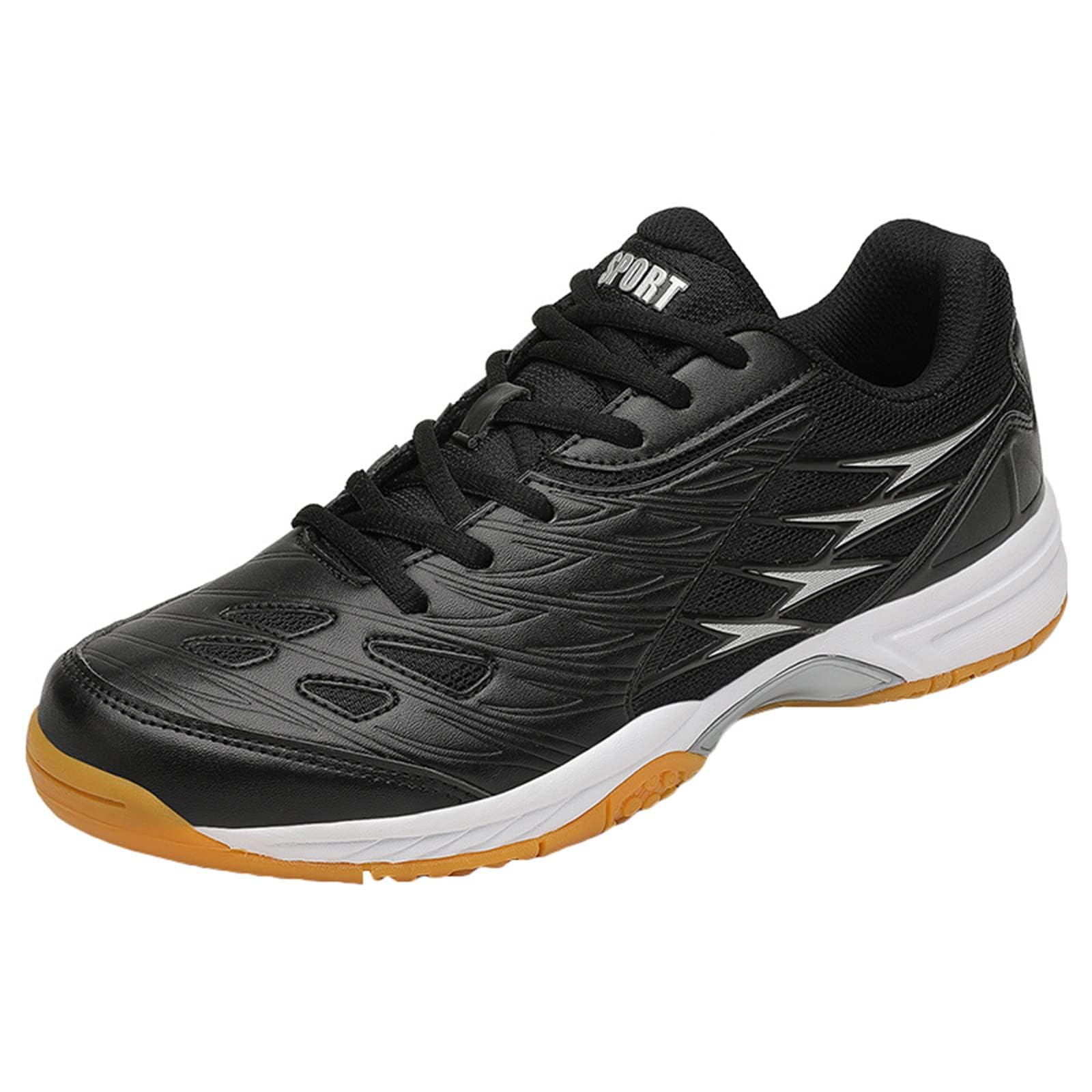Chaussures de volleyball pour homme et femme - Résistantes à l'usure - Confortables - Tennis - Badminton - Antidérapantes - Pour squash