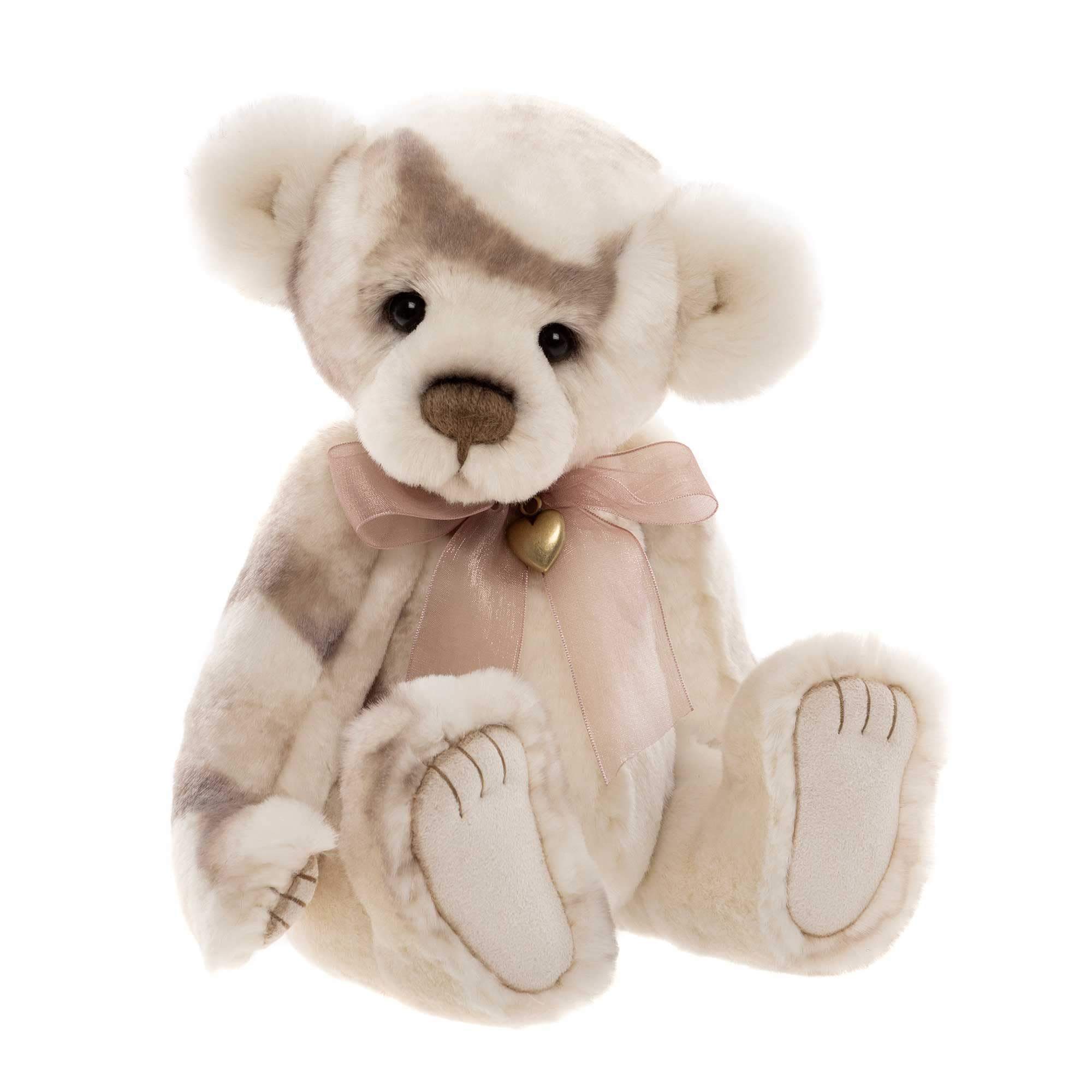 Charlie Bears Lunnet | Simpatico peluche color crema da collezione
