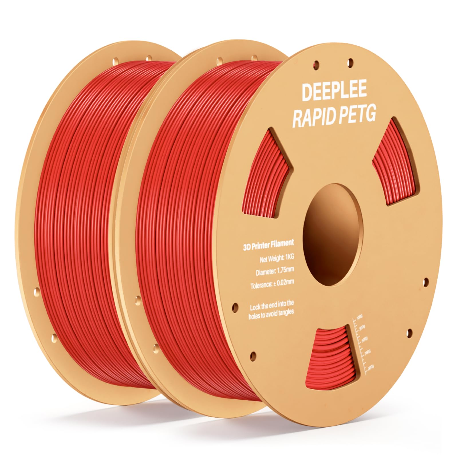 Rapid PETG Filament 1.75mm 2kg Red