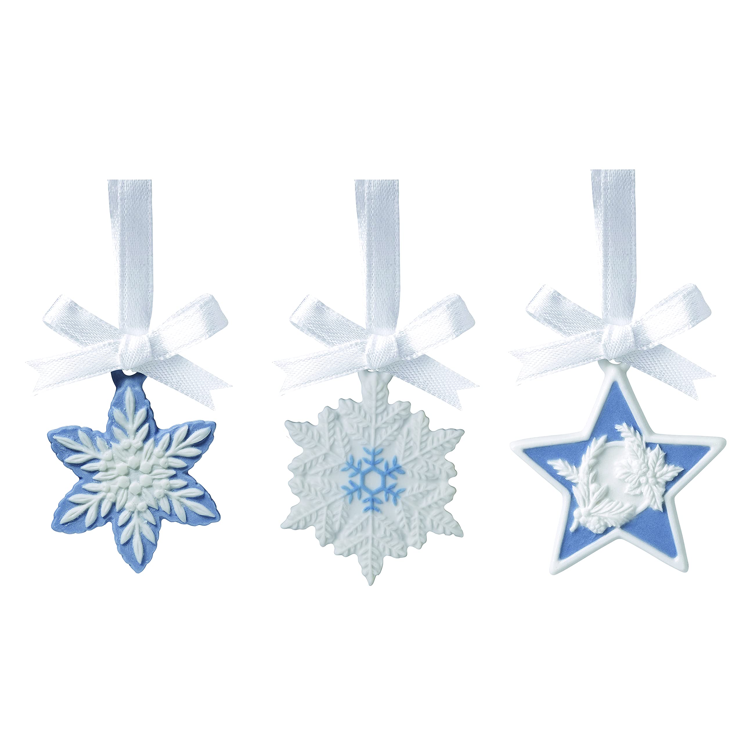 Amazon.co.jp: ウェッジウッドチャームセット/雪の結晶と星3個 