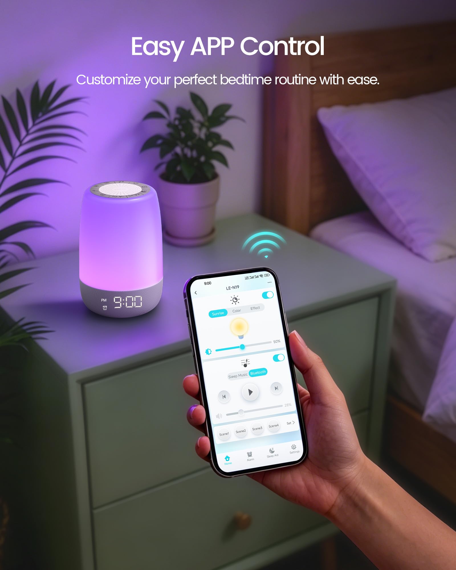Glocusent Máquina de sonido inteligente
