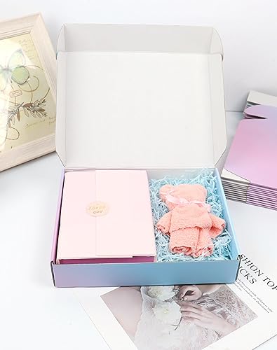 Miniatura 83 de Cajas de envío pequeñas de 6 x 4 x 2 pulgadas para pequeñas empresas, paquete de 30 cajas de correo moradas, caja de embalaje de cartón corrugado