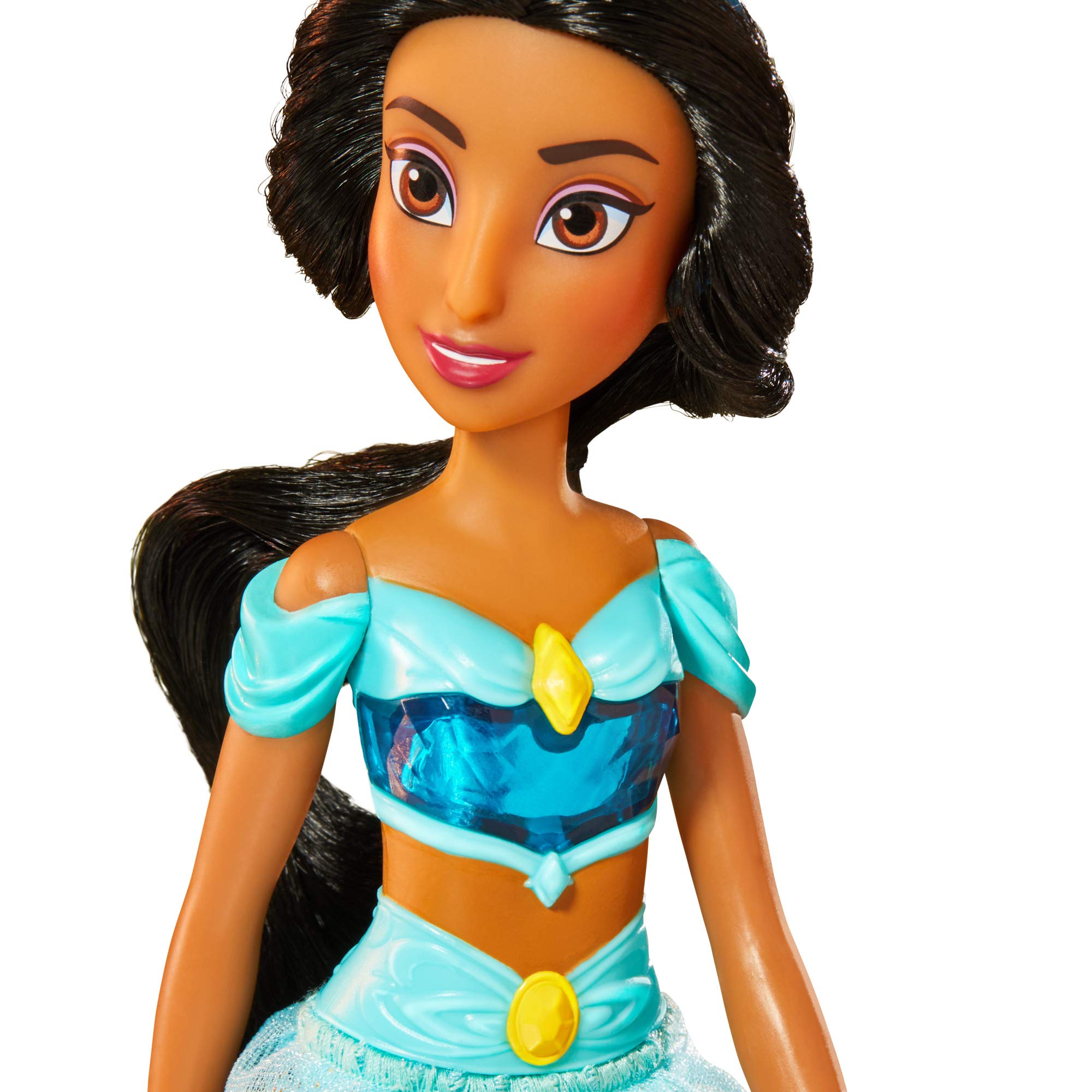 Buy Disney Princess Royal Shimmer Jasmine Doll, Fashion Doll with Skirt