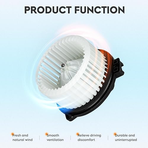 Miniatura 4 de Motor de ventilador HVAC con jaula de ventilador para Toyota Tundra 2000-2006 (Toyota Tundra 2004-2006 solo para camioneta de cabina