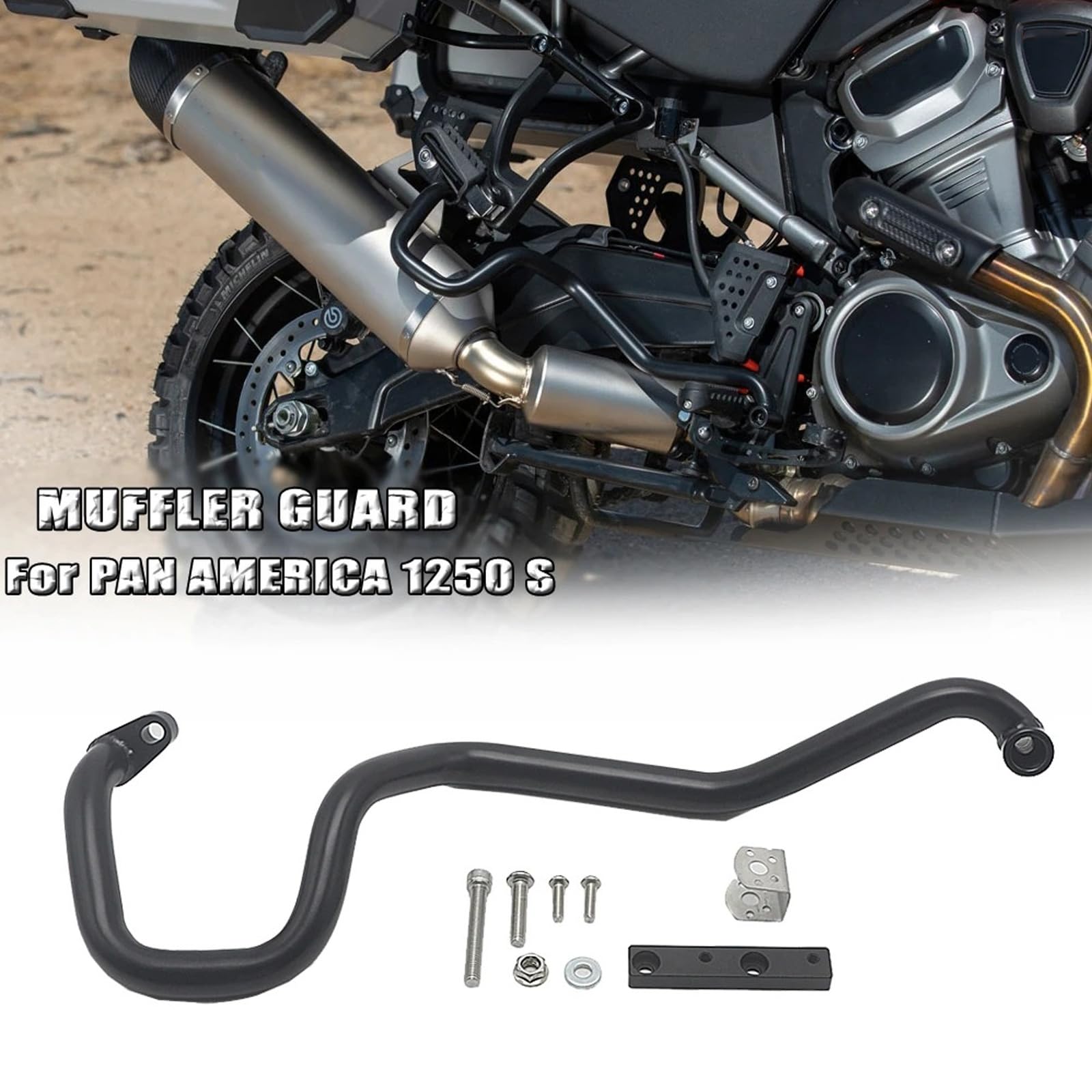 Protector de tubo de escape para motocicletas 1250 ADV Metal