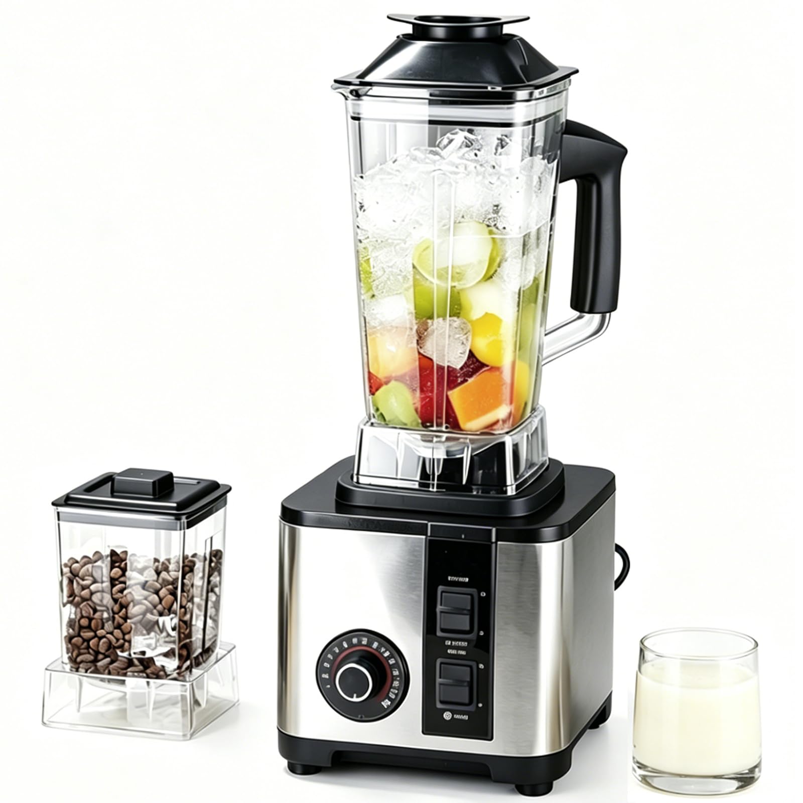 Blender komercyjny 2,5L, 15-biegowa płynna regulacja, ostrze ze stali