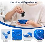 Dog Toys for Small Medium Dog to Keep Them Busy, Smart Interactive Dog Toys, Automatic Moving Bouncy Dog Balls 3-Modes with Lights, Motion Activated Rolling Dog Balls, Mental Stimulation, E-TPU Blue