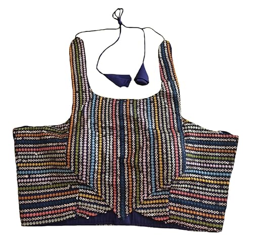 Pujia Mills Chemisier sans manches Eimo Silk Sequins Regular pour femme, Bleu marine, 36