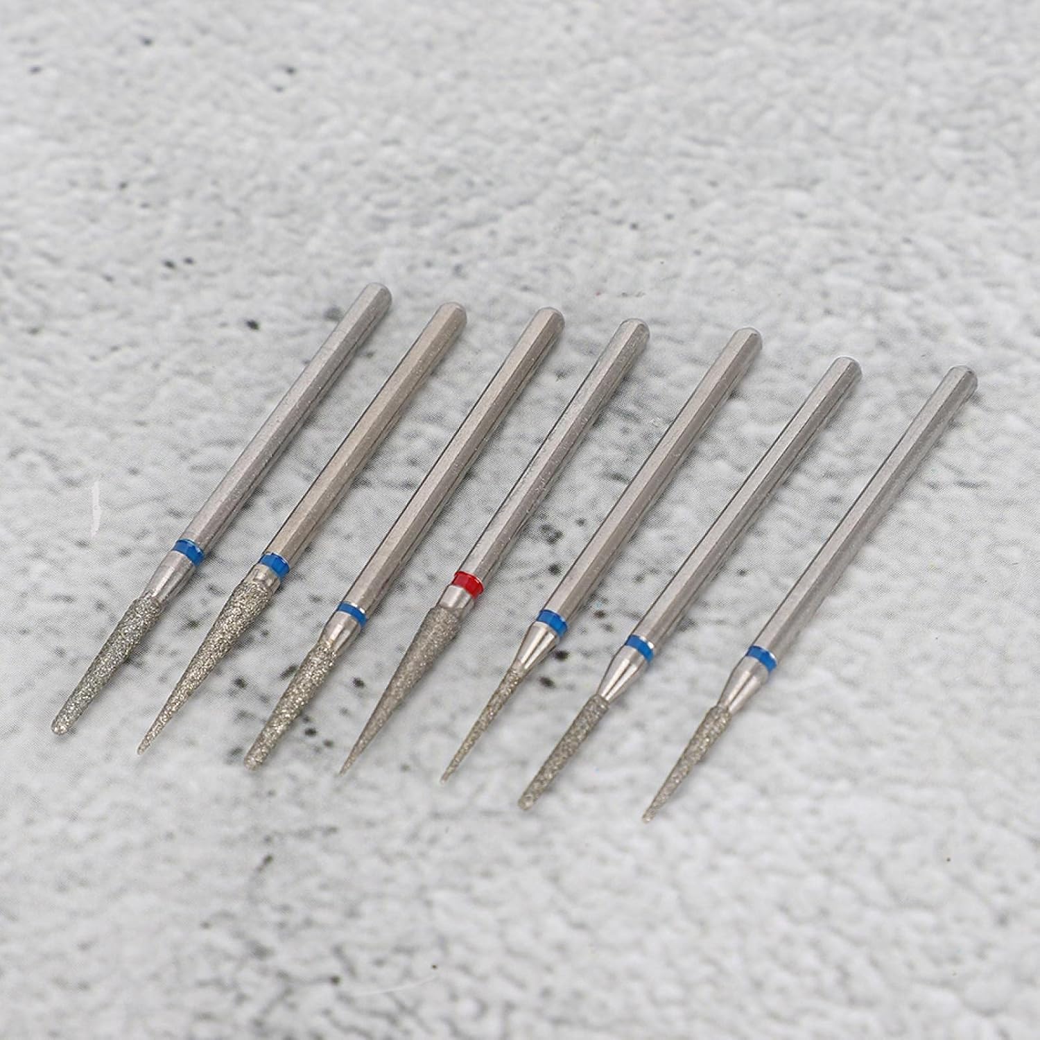 6PCS Nail Drill Bits Set for Acrylic Nails, Carbide Nail Drill Bit Kit for Gel Polish Removal, Cuticle Cleaning Manicure Pedicure Nail Salon Tools