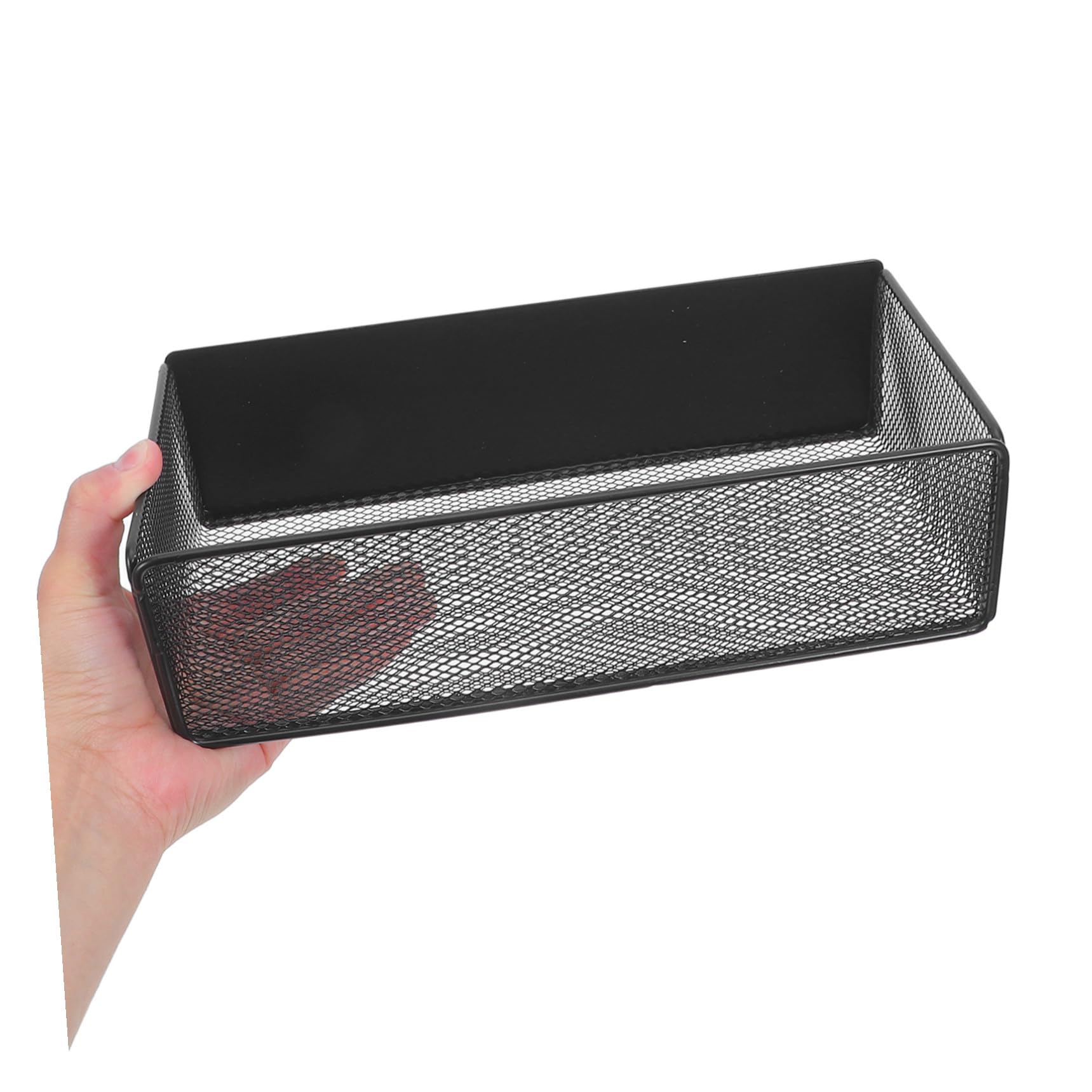 Estante Magnético para Nevera Grande Negro Cesta Lateral de Almacenamiento de Cocina de Hierro Resistente Organizador Magnético para Puerta de Frigorífico Cesta para Especias