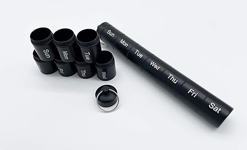 Miniatura 6 de Pastillero organizador de pastillas, 7 compartimentos, contenedor impermeable para medicamentos de emergencia, soporte para pastillas diarias, caja