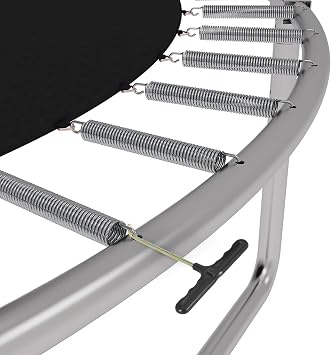 Trampoline Spring Pull Tool T-Hook Spring Puller Tool to Pull a Trampoline Spring, black