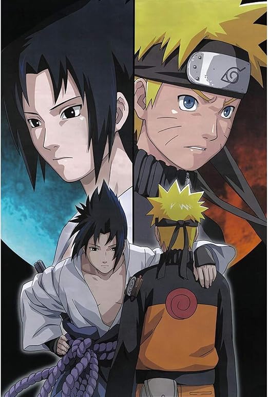 Amazon Co Jp うずまきナルトとうちはサスケジグソーパズル子供のための大人のパズルゲームのおもちゃギフト Size 1500pcs おもちゃ