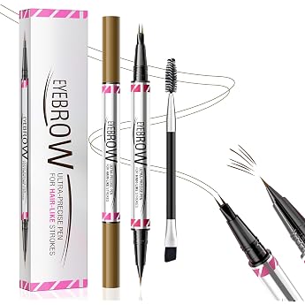 2-in-1 Dual-Ended Microblading Eyebrow Pencil Waterproof