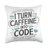 Software Developer Coder Programmer Programming Throw Pillow