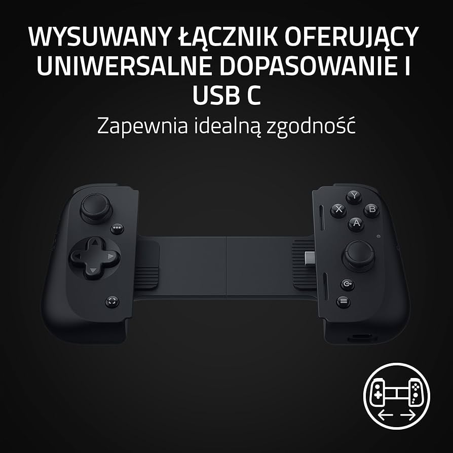 Razer Kishi V2 - mobilny kontroler do gier USB-C dla iPhone'a i Razer Kishi V2 - mobilny kontroler do gier USB-C dla iPhone'a i