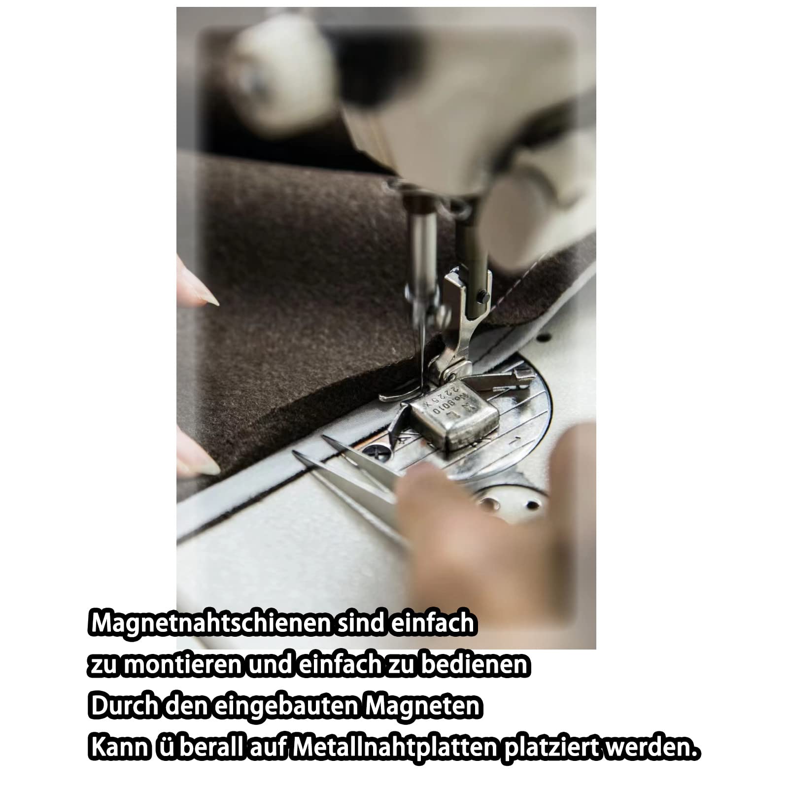 2 Guides De Couture Magnétiques Pour Machine à Coudre - Aimants Intégrés, Réglables, Aide Aux Coutures Droites