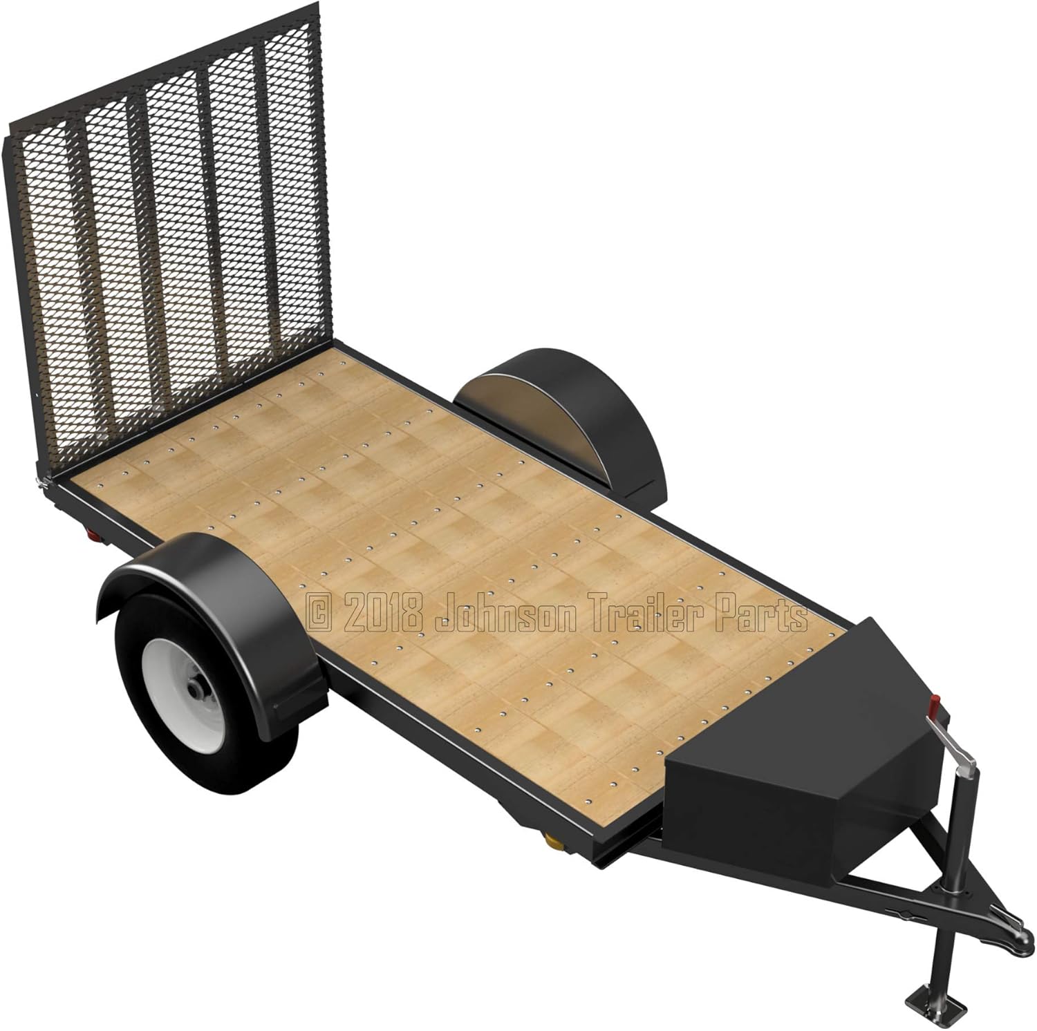 4′ x 8′ Utility Trailer Plans – 3,500 lb Capacity | Trailer Blueprints Model U49-96-35J