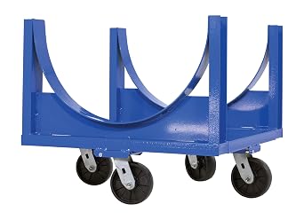 Vestil DCC-80 Steel Heavy Duty Cradle 30-11/16 in. x 30-3/8 in. x 25-5/8 in. 4000 Lb. Capacity Blue