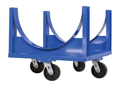 Vestil DCC-80 Steel Heavy Duty Cradle 30-11/16 in. x 30-3/8 in. x 25-5/8 in. 4000 Lb. Capacity Blue