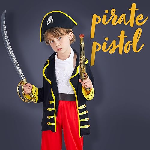 Miniatura 5 de Juego de espada de pirata Joyin de 28 pulgadas y pistola de pirata de 16 pulgadas de juguete