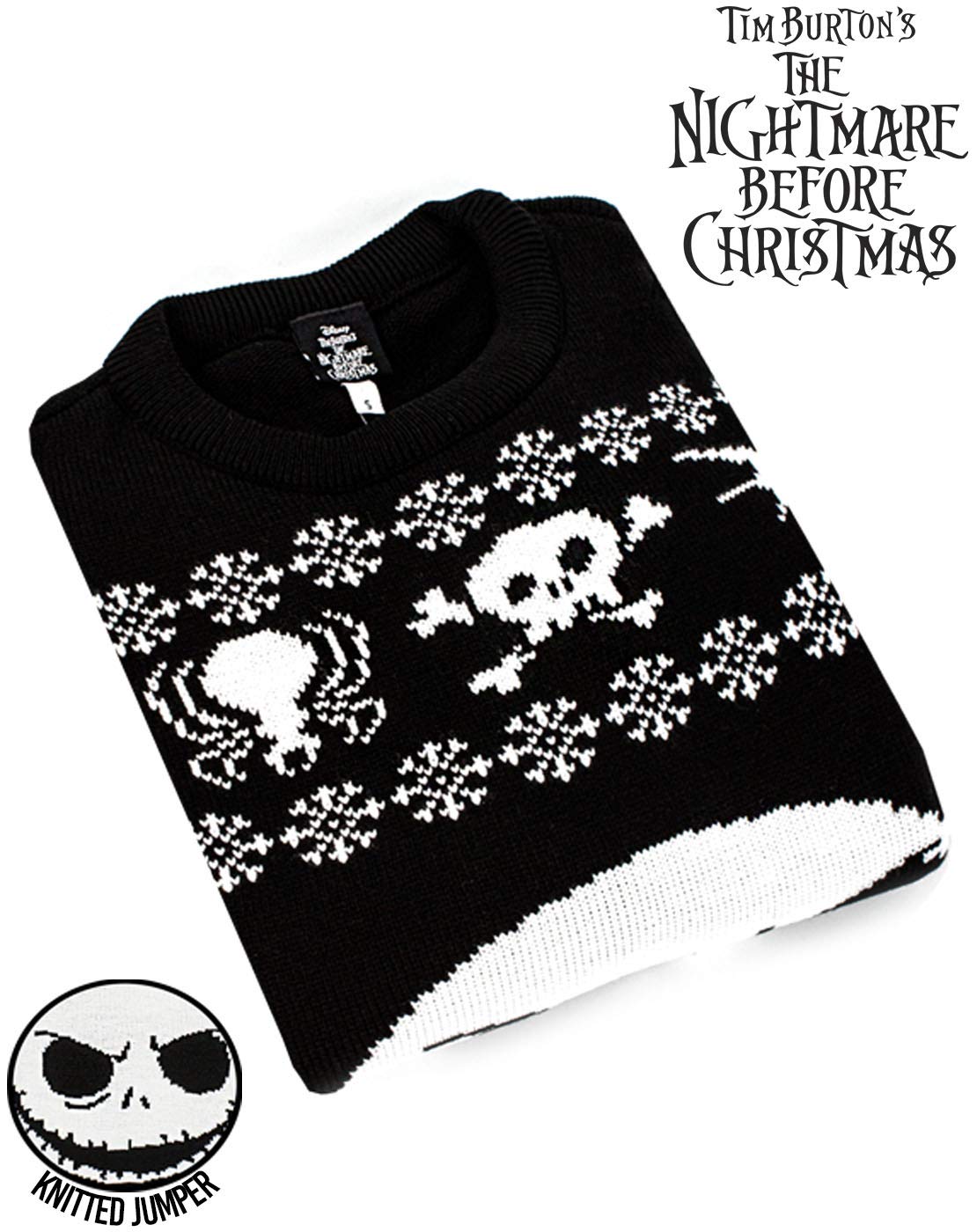 The Nightmare Before Christmas Jack Skellington de Punto Jumper