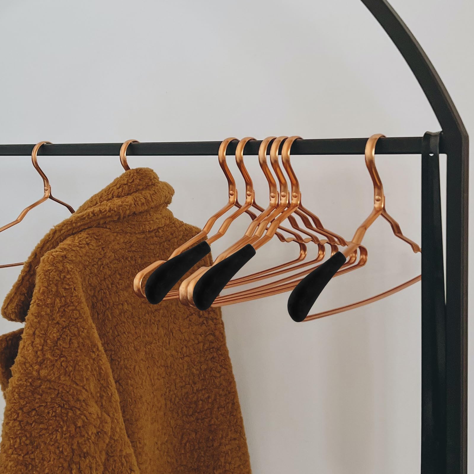 DOITOOL 30 Piezas Piezas Percha Resto De Hombro Accesorios, Suspensión De Hombrera Formas De Hombro para De Ropa Formas De Perchas De Ropa Negras De Traje raje