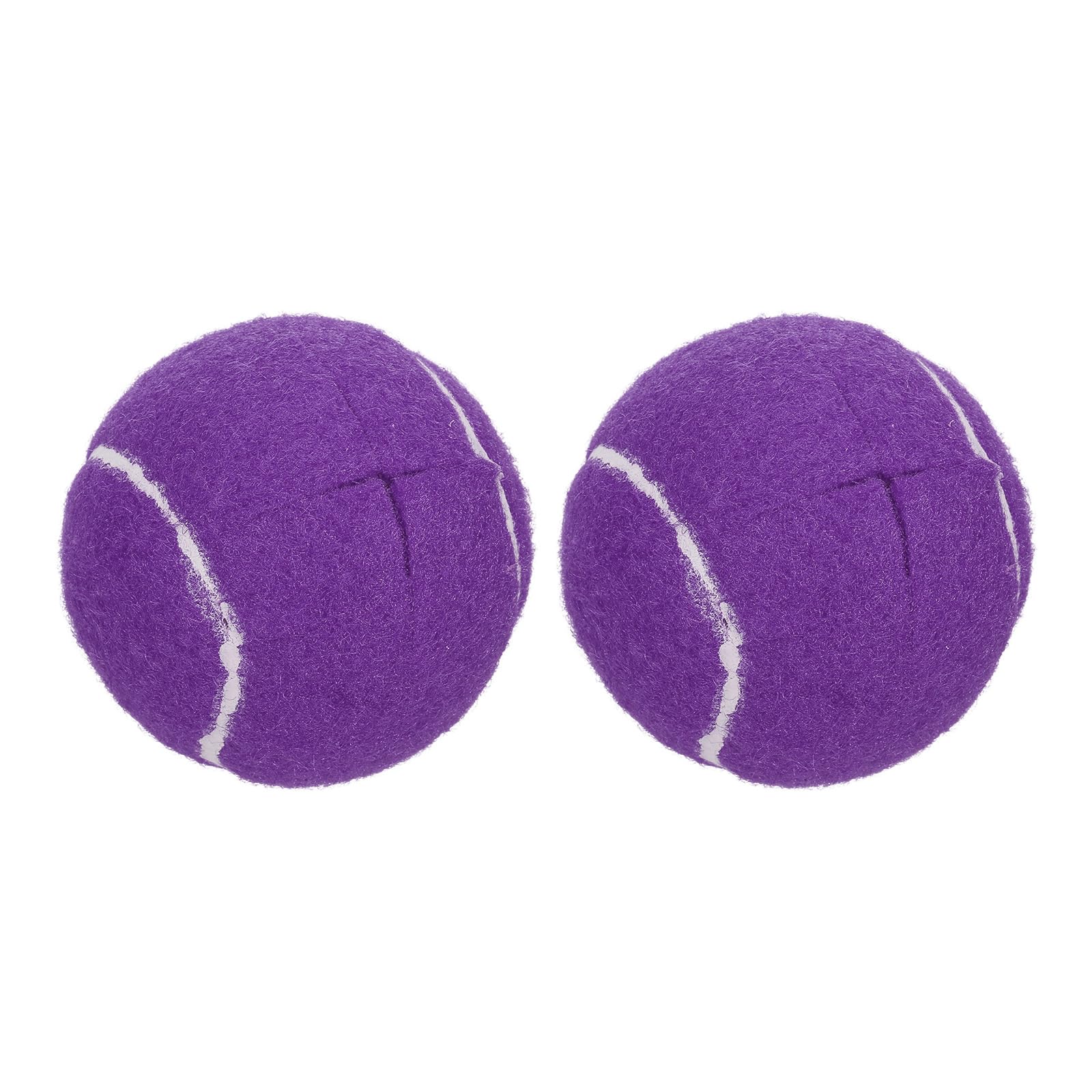 sourcing map 2 Pcs Precut Walkers Tennis Balls, Universal Precut Glide Ball Walkers Accessories Glides for Furniture Legs and Floor Protection, Purple